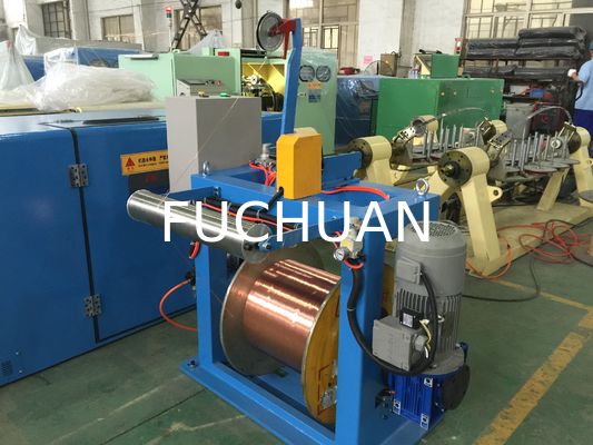 Le câblage cuivre bleu ciel tordant le fil actif Shaftless de machine prennent l'équipement