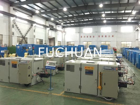 Machine à retordre le fil ultrafin Fuchuan 0,03 mm - 0,32 mm Équipement de tressage de câbles