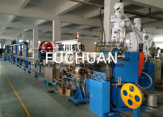 Machine d'extrusion de câble de Fuchuan pour le diamètre en plastique 0.6-4mm de fil d'extrusion de PVC
