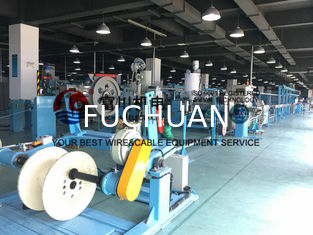 Machine d'extrusion de PVC de PE d'unité centrale de Fuchuan, ligne AU-DELÀ DE LA PORTÉE OPTIQUE d'extrudeuse de fil de la BV pour le diamètre 5-20mm de fil