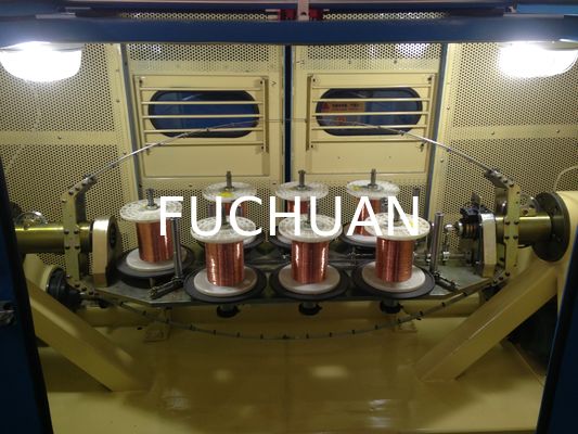 FUCHUAN 4000 Twist Copper Wire Bunching Machine Opération avec écran tactile 19 pièces
