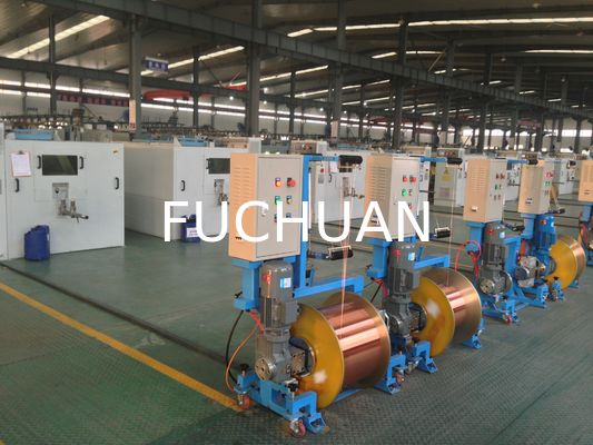 L'actif Shaftless payent la double torsion de câblage cuivre de machine rassemblant plusieurs bobines