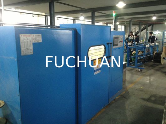 Machine de retordage de fil de cuivre à double torsion, diamètre 630 mm, couleur bleu ciel