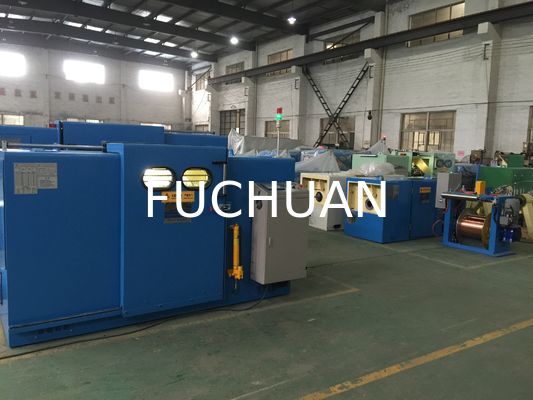 Le câblage cuivre bleu ciel tordant le fil actif Shaftless de machine prennent l'équipement