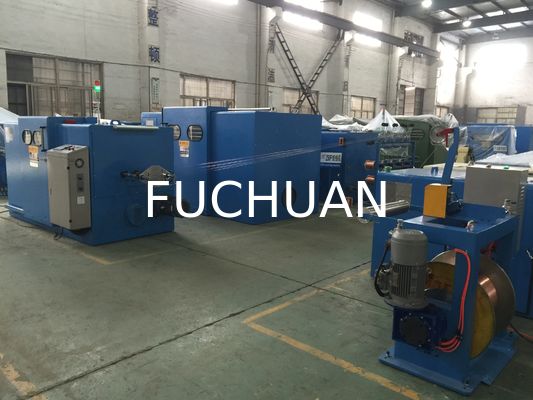 Le câblage cuivre bleu ciel tordant le fil actif Shaftless de machine prennent l'équipement