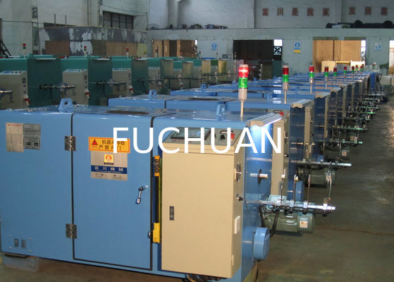 Machine à retordre le cuivre à double torsion avec frein électromagnétique