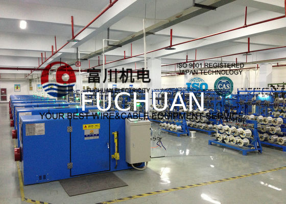 Machines de torsion de fil de cuivre à jaquette argentée Équipement de traitement frein électromagnétique