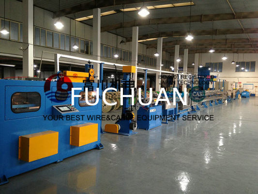 Machine d'extrusion de PVC de Fuchuan pour le fil automatique avec le diamètre 1-6mm de fil du diamètre 70mm de vis