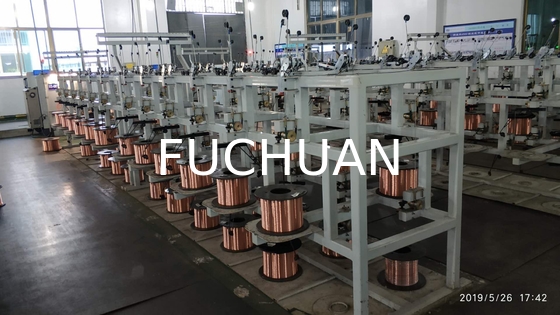 fabrication de câbles de câblage cuivre bidon par 0.03-2.52mm tordant liant la machine