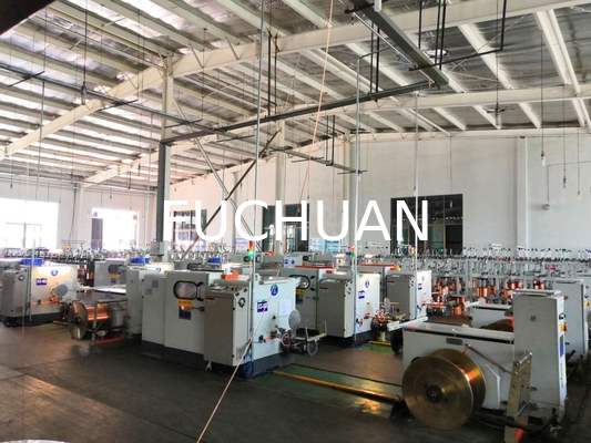 fabrication de câbles de câblage cuivre bidon par 0.03-2.52mm tordant liant la machine
