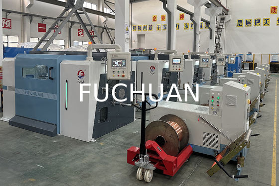 Le câblage cuivre de fil en aluminium groupant l'équipement de la torsion compactée par machine 0.12mm 0.45mm