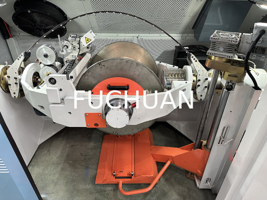 Machine de raccordement de fil de cuivre nu avec échangeur électrique de hauteur, direction de torsion S ou Z et système de commande PLC