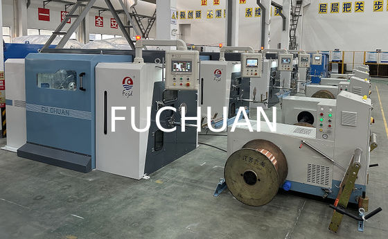 Machine de raccordement de fil de cuivre nu avec échangeur électrique de hauteur, direction de torsion S ou Z et système de commande PLC