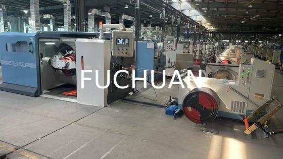 Coupe à haute vitesse de cuivre 0,8-2,8 mm câble de base de fil de groupe de groupage enroulée enroulée enroulée enroulée enroulée enroulée dessin machine d'extrusion