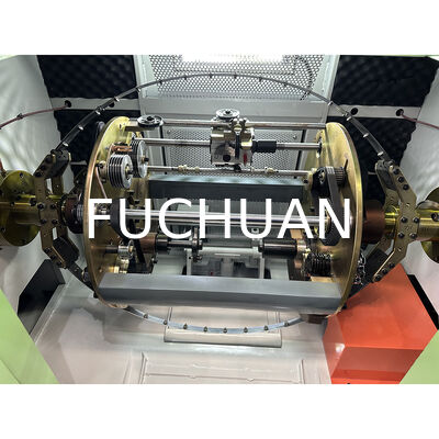 Fuchuan câble de cuivre à grande vitesse Double Twister Bunching Stranding Machine HMI Pitch