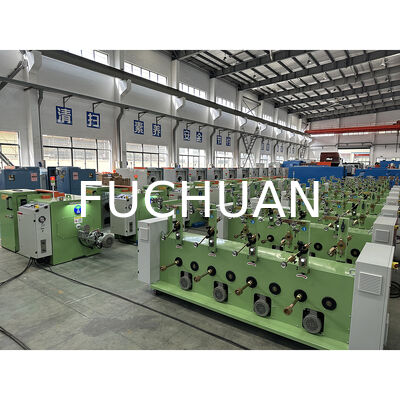 Fuchuan câble de cuivre à grande vitesse Double Twister Bunching Stranding Machine HMI Pitch